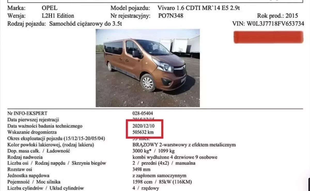 Скручено 335.000км